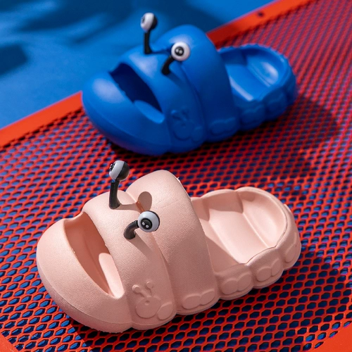 Детские милые тапочки подходит для мужчин и женщин для раннего возраста, нескользящие слайдеры, 1-3 лет, мягкая подошва