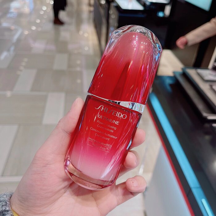 Japanese special cabinet Shiseido capital red-yew-proud essence 50ml red waist international version 100ml