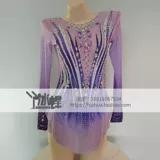Liuhuo Art Gymnastics Clothing Cheerleading конкуренция соревновательная гимнастика Service Girl Girl Blue Purple BD1698