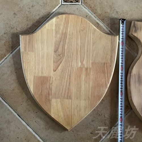 Tianlufang Solid Wood Board Deer Head Backboard Base Plate Backboard Composite Base Plate Wall-Mounted Base Without Hook Accessories