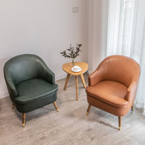 Nordic Light Lavish Single Sofa Office Reception Leisure Talks Hotel Lobby Famous Room Balcony Backrest Chair