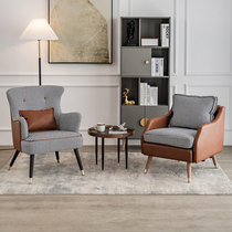 Nordic Light Extravagant Gig Bird single small sofa Sales floor Hotel Lobby Talks Reception room Guests Table And Chairs Combination