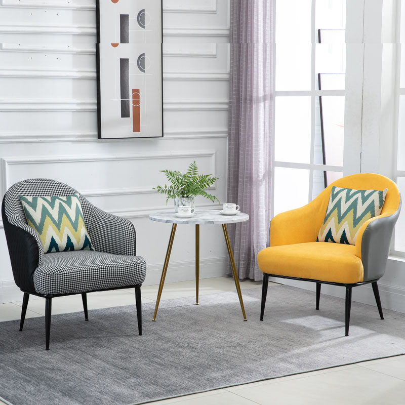 Nordic single sofa tea table combined coffee hotel Minjuku office guest house reception for talks for leisure chairs