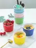 Elegant ceramic pudding bowl Home baking oven special Soufflé dessert small baking bowl Steamed egg bowl tableware