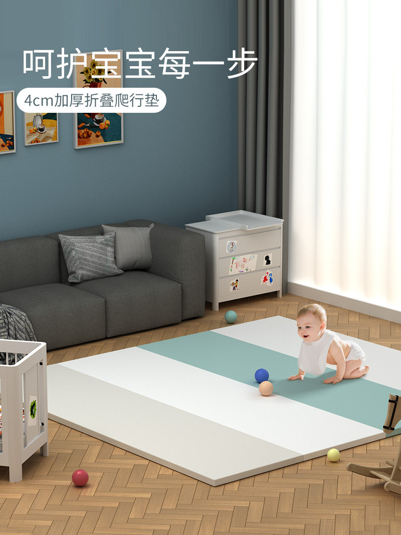 Baby Crawling Cushion Baby Summer Thickening folding and stacking Custom Children's ground mat Seamless Splicing Home Climbing Mat Environmental Protection