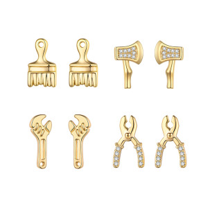 布莱顿蝴蝶流苏长款耳钉