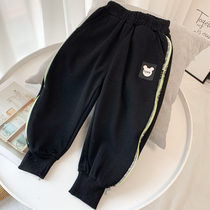 Boy pants spring style 2022 new children loose sports casual pants in childrens pants spring and autumn boy long pants