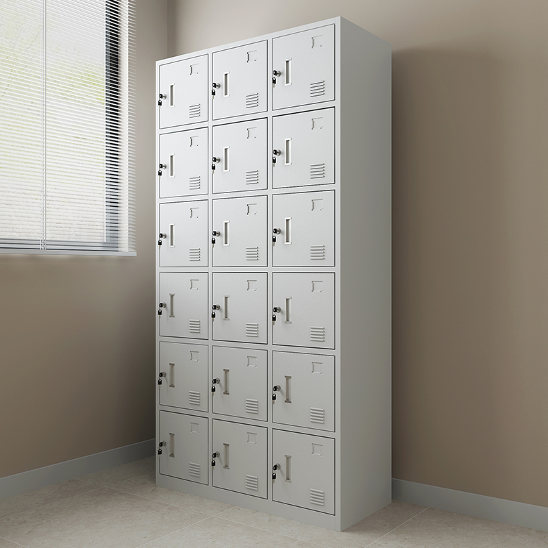 Eighteen-door staff locker with locking tin locker steel locker locker locker locker locker cabinet gym locker cabinet