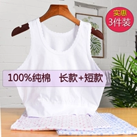 Vest cao cấp mùa hè mát mẻ trung và già tuổi vest nữ cotton kích thước lớn mùa hè mẹ cơ sở đồ lót ông già - Áo vest áo lót 2 dây