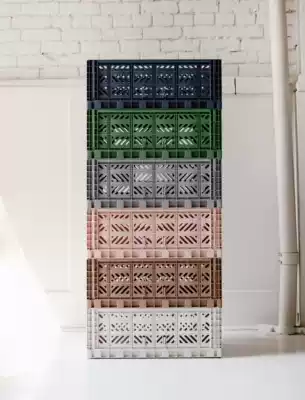 Spot Turkish AYKASA large capacity folding storage basket with handle 44L capacity camping coffee