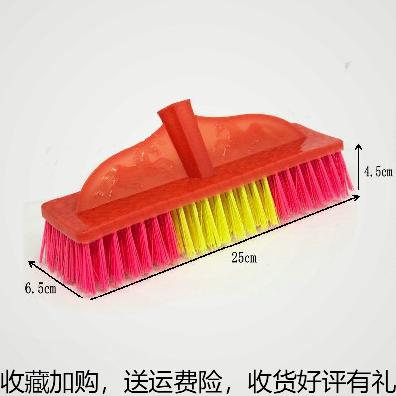 Hard-bristled brush toilet powder room cleaning cement floor to stain strong ground wall tile extended handle floor brush
