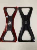 Задняя крышка Black Shark 3S с одинарным стеклом (черный Тяньюнь), оригинал, новая, с клейкой подложкой