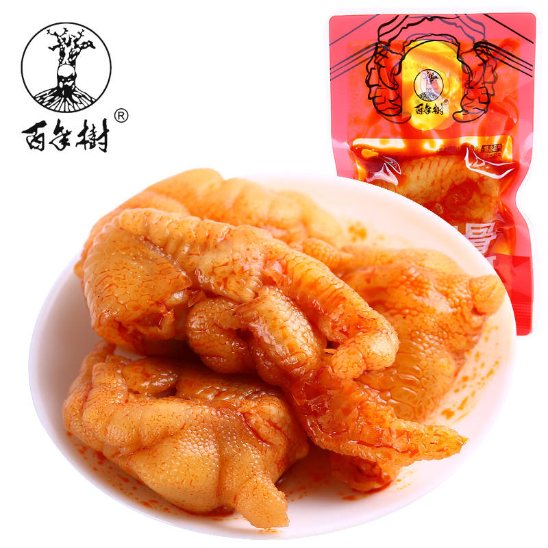 Centuries-old tree net red without bones and claws crispy to bone chicken claws Bone Spicy Chicken Meat snacks Halogen Flavor Small Package