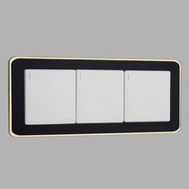 Switch light decorative cover socket modern simple narrow edge light luxury high-end acrylic switch sticker switch protective cover