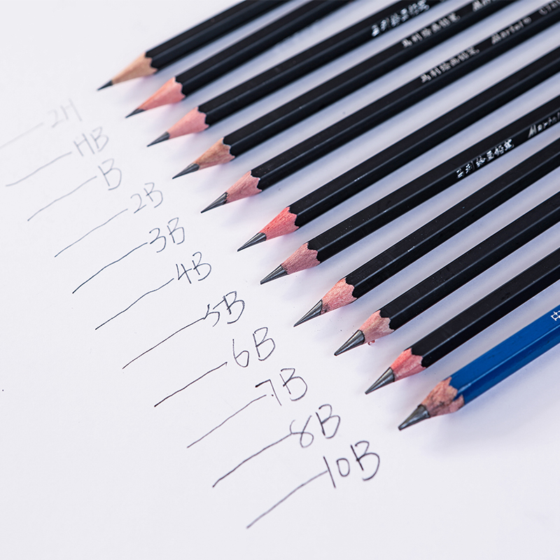 Mali Pencil Sketch Painting Carbon Pen Beginners Speed Writing 2h6b8b14b Sketching Pen Soft Medium Hard Drawing 2 Ratio 4b Fine Art Supplies Horsepower 12b Drawing Suit Hb Fine Art Raw Tools