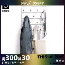 UMBRA ESTIQUE Modern minimalist hanging door-style containing rack door back scarves cloakerstand -- Andeo AD 