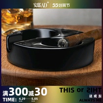 NUDE Turkey Crystal Glass Cigar Ashtrays Creative Personality Pendulum for Business Gift -- An Residence AD 