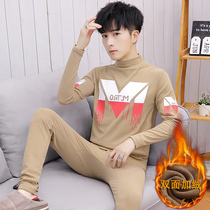 Teenagers double-sided German velvet autumn clothes and long pants 12-year-old boys 13 junior high school students 14 older children 15 thermal underwear set