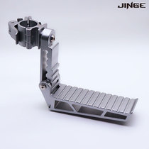 New Golden Cabinet Fishing Chair Down-to-earth Fishing Aluminum Alloy Foldable Foot Pedal Fishing Chair Pedaling Fishing Gear Accessories