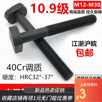 40Cr hardened 10 9 Level T screw punching machine milling machine screw bolt T-shaped mold pressure plate screw M12-M24