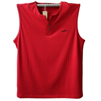 . Áo thấm mồ hôi mùa hè đáy vest vest rắn màu rộng vai cotton thể thao vest v không tay cổ áo thủy triều t - Lót áo ba lỗ nam