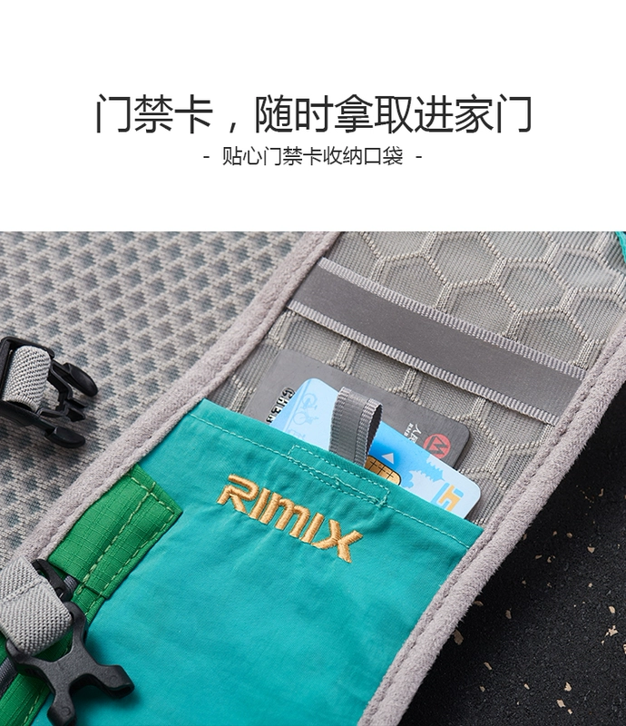 Chạy ba lô nam nữ xuyên quốc gia marathon nhiều túi đóng vừa vặn nhẹ thoáng khí vest nước túi vai mềm