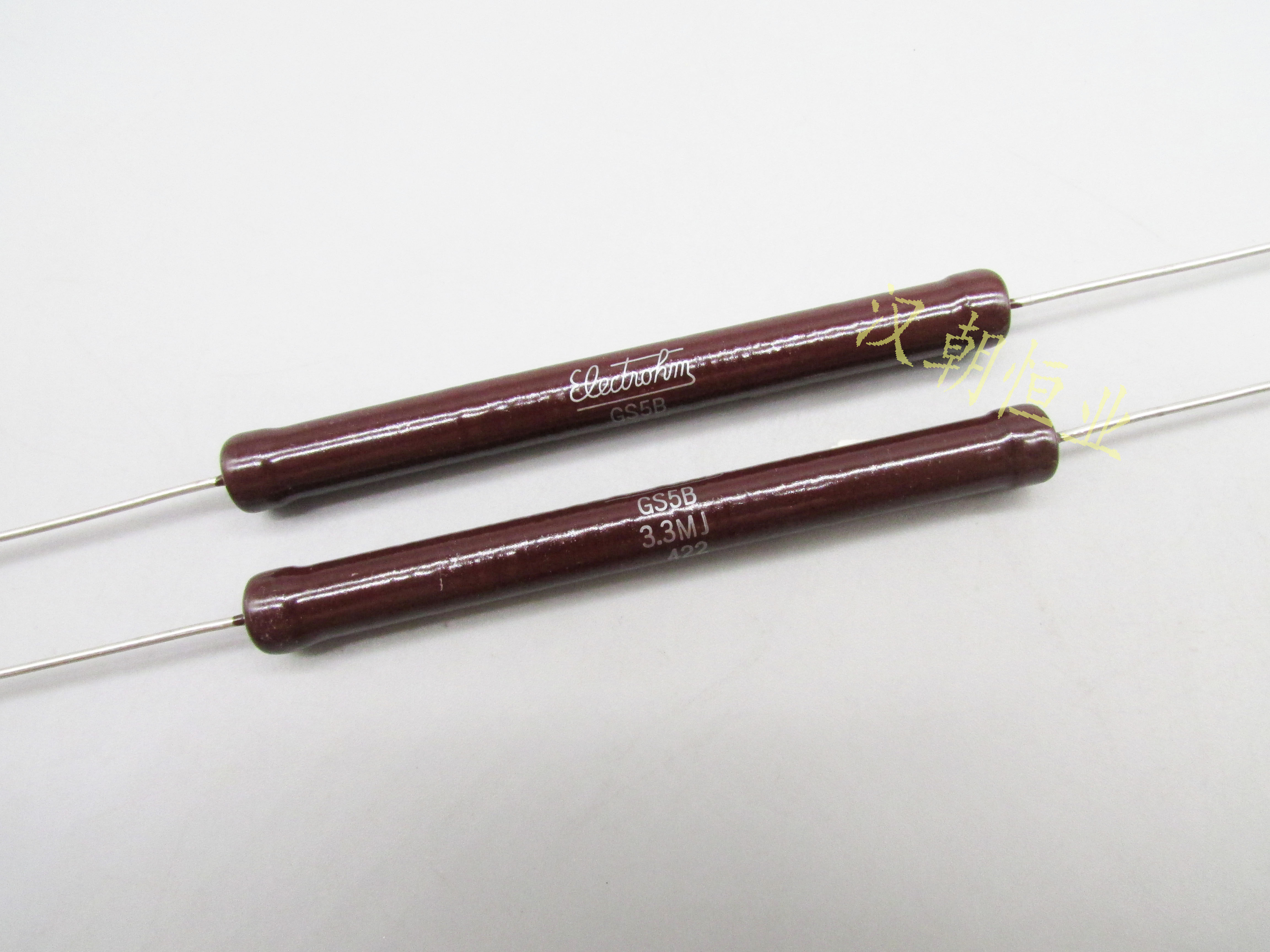 Japan GS5B 335J 5W 3 3M 3 3 trillion 5% 8x76mm glass glazed high-pressure thick film resistance