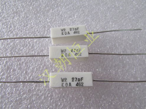 W2 27ΩF 2W 27R imported Japan cement resistor