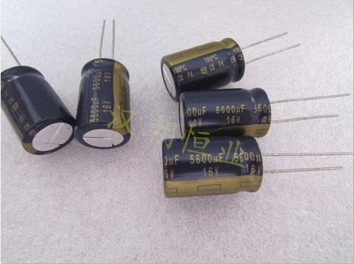 Japan FK 16v5600uf 105 °C High frequency low internal resistance gold word electrolytic capacitor