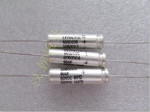 600D606G060DG4 600D606G060DG4 600D 60V60UF 60V60UF original loaded with fever axial cathode electrolytic capacitor