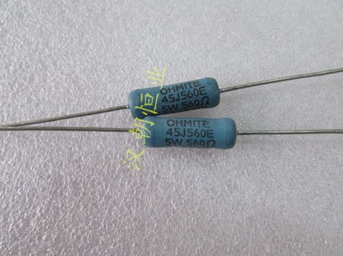 USA 45J560E 560R 5W wire wound precision axial resistance