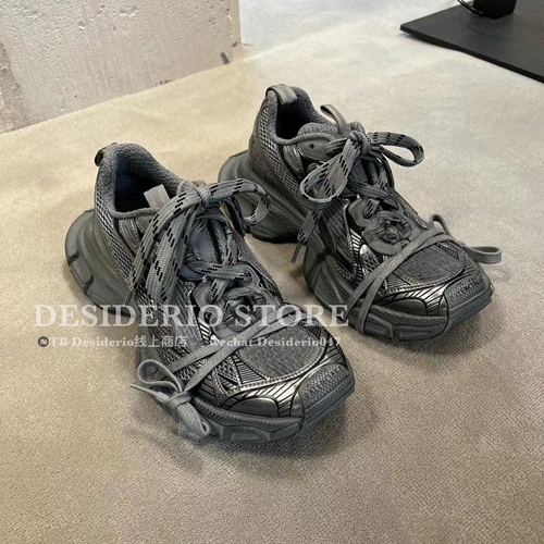 Balenciaga Paris Family New 3xl Daddy обувь толстая спортивная обувь внизу увеличивается и помогает подлинной покупке