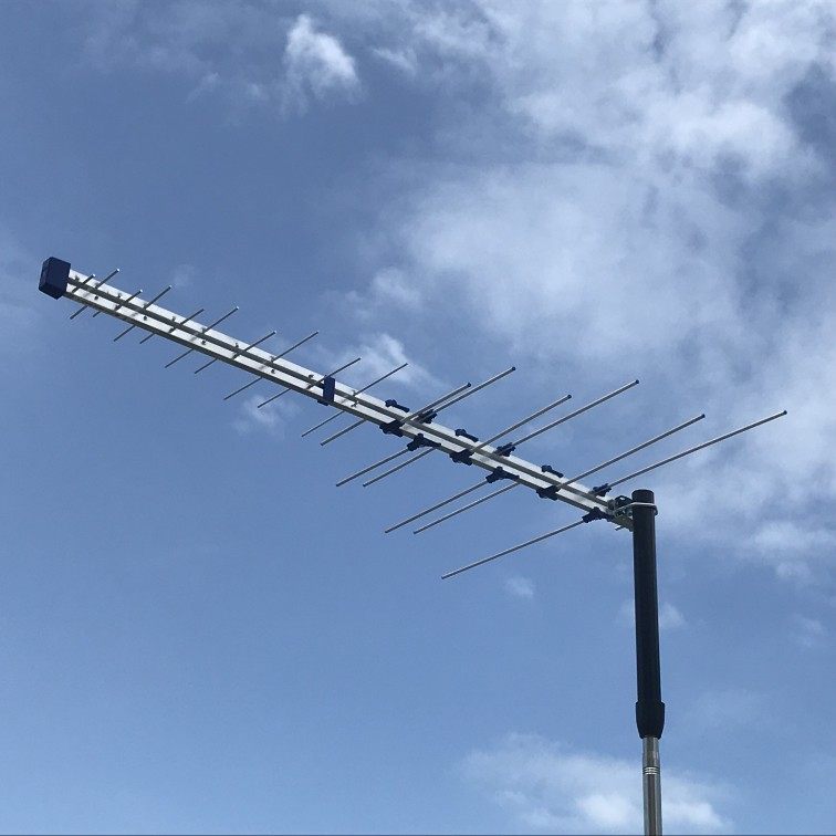 VUHF Antenna Digital TV Ground Antenna 174-790MHz Test Mobile Signal Folding Vibration Antenna