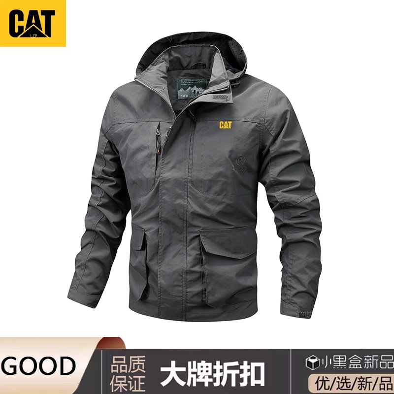 American-Style Autumn New Detachable Hood Jacket Men's Coat Catlzp Carter Trendy Workwear Outdoor Softshell Jacket