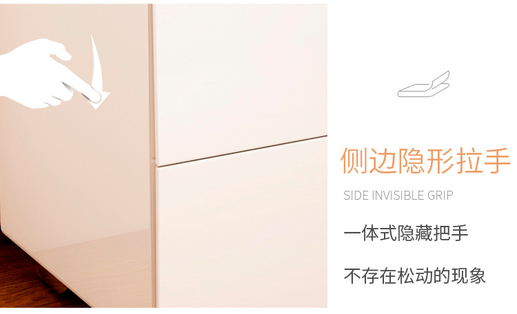 Sơn tủ đầu giường nhỏ nhỏ gọn tủ lưu trữ tủ đầu giường hiện đại tủ khóa đơn giản đầu giường phòng ngủ phong cách châu Âu - Buồng tủ nhựa giá rẻ