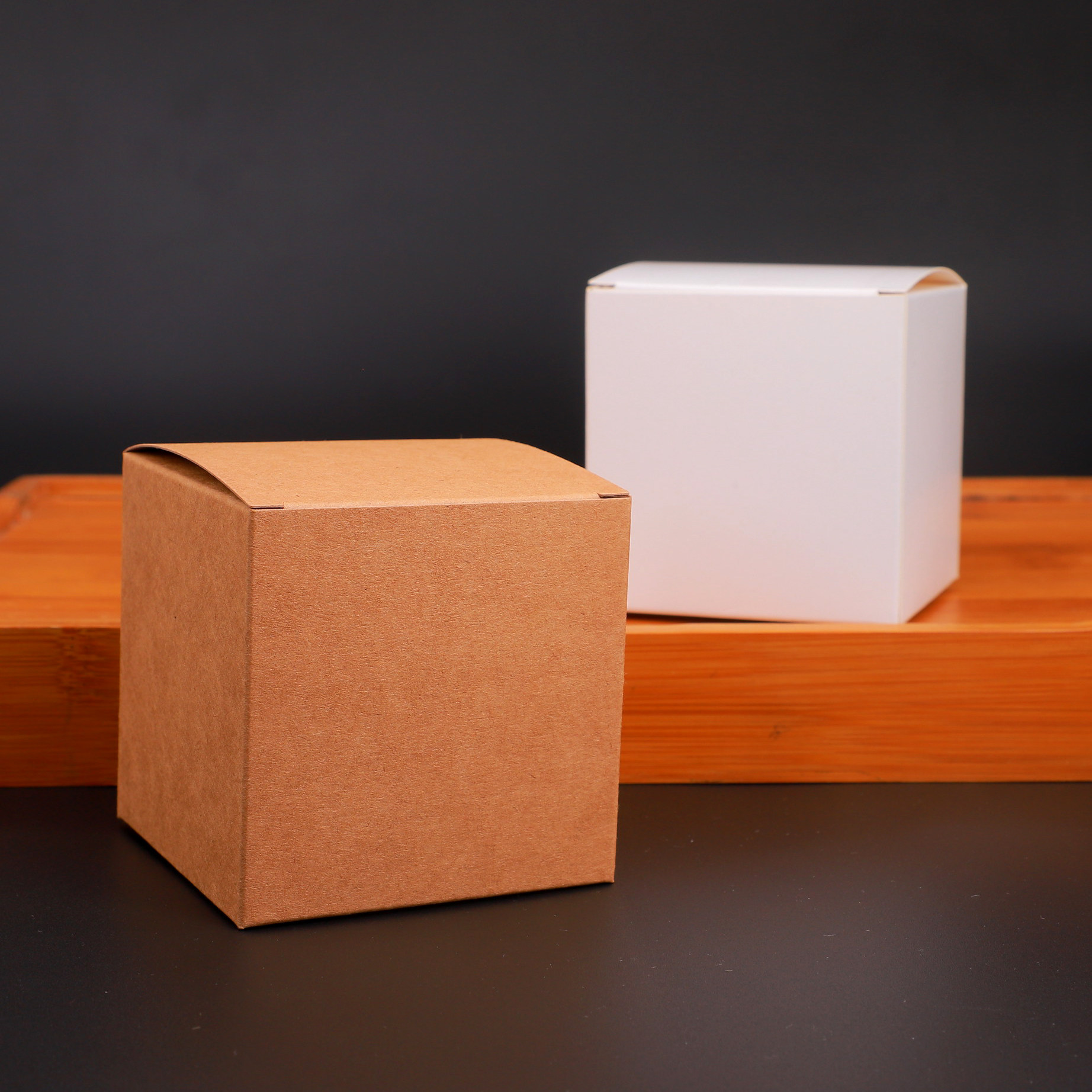 Kraft Box Square Box Gift Packaging Box DIY Christmas Safe Night Apple Box Paper Box