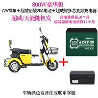 800 Вт роскошная версия 72 В голый автомобиль+20А свинцовая кислота в течение 15 дней доставки