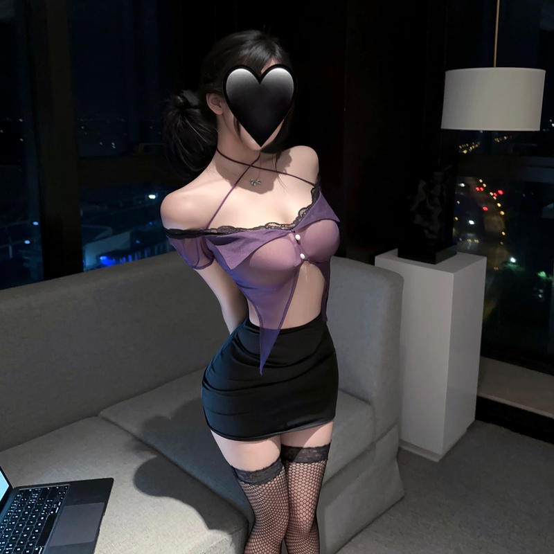 Emotional Lingerie, Fun and Restrained Secretary Uniform Set, Sensual and Pure Desire, Bed-Covering Hip Skirt, Qq Lingerie for Small Busts Emotional Lingerie, Fun and Restrained Secretary Uniform Set, Sensual and Pure Desire, Bed-Covering Hip Skirt, Qq Lingerie for Small Busts
