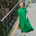 Nhà thiết kế người Ý đơn giản ăn mặc giản dị, phiên bản A-line khí quyển, váy dài, váy mùa hè - Váy dài