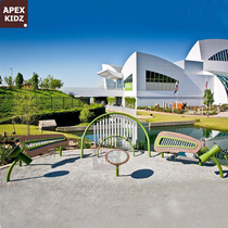 Children percussion instruments Combined outdoor stainless steel percussion instruments Toys Drum Bar Upscale Neighborhood Percussion Toys