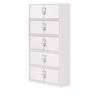  Changsha office furniture file cabinet iron cabinet Five-section cabinet ten-door file cabinet double-door cabinet file cabinet