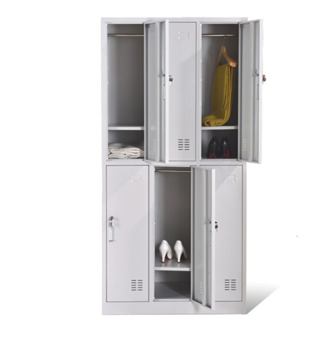 Office Furniture Cabinet Locker Home Office Cabinet Changsha Tin Cabinet Wardrobe Shoes Cabinet Information Cabinet Six Doors Locker-Taobao
