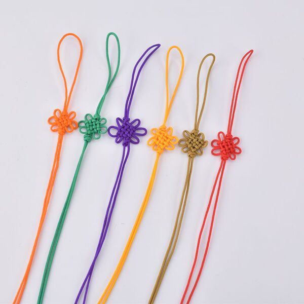 Small Size Chinese Knot Mobile Phone Pendant Rope DIY Ornament Accessories Jade Thread Summary Knot Craft Class Small Chinese Knot Material