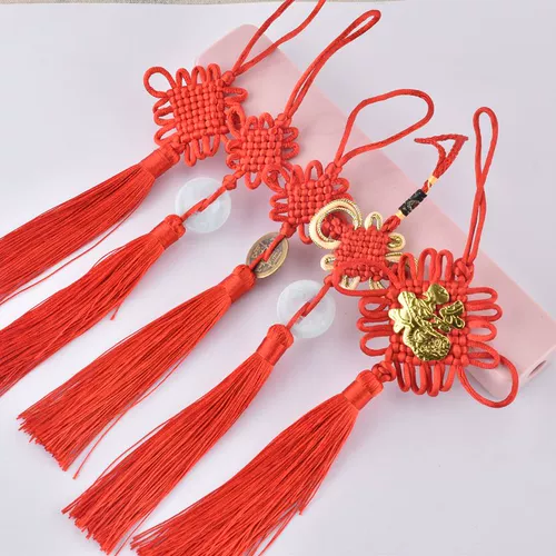 Китайский подвеска для китайской подвески Небольшое украшение Тимс 6/8 диск висят украшения Китай Юифан пинг.