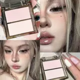 Двухцветный матовый хайлайтер, белая осветляющая пудра для лица для контуринга, интенсивное увлажнение