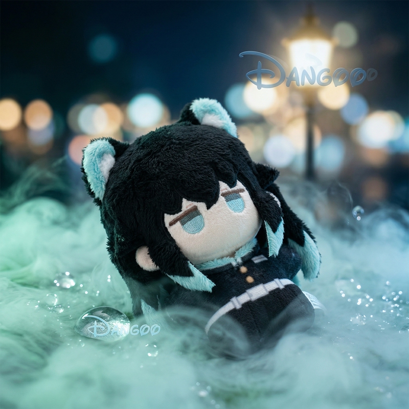 Japanese Dangoo Demon Slayer: Kimetsu No Yaiba Rengoku Kyoujurou Plush Bag Charm Tomioka Giyuu Keychain Gift