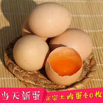 Authentic fresh grass eggs soil eggs farmers self-raised stupid firewood eggs whole box 40 pregnant womens baby eggs