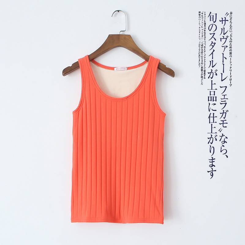 Vào mùa đông thêm mã womens bông vest áo giáp đồ lót ấm womens mùa thu và mùa đông vest cộng dày nhung hit.