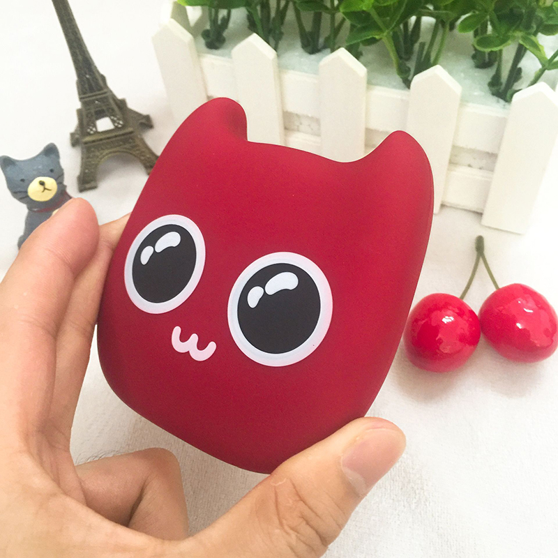 Dung lượng lớn 12000 mAh sạc kho phim hoạt hình dễ thương siêu dễ thương cá tính sáng tạo mini cầm tay di động - Ngân hàng điện thoại di động pin dự phòng năng lượng mặt trời