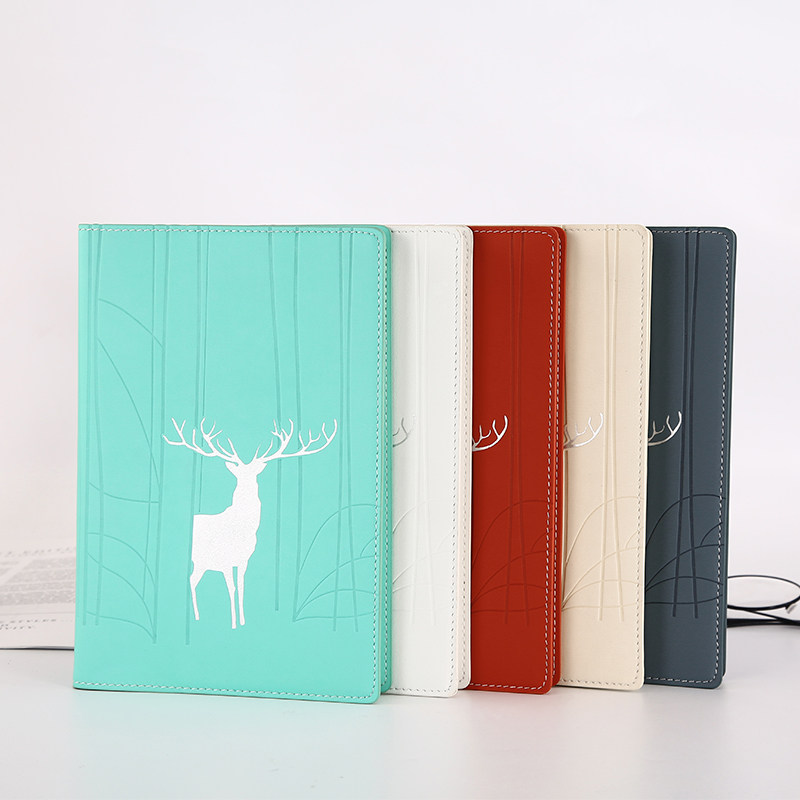 A5 Brief Notes Ben Sub Stationery Thicken Notepad Custom Little Freshener Students Day Notes Work Conference Record This Portable Carry-on Little Benson Business Office Soft Leather Can Print LOGO